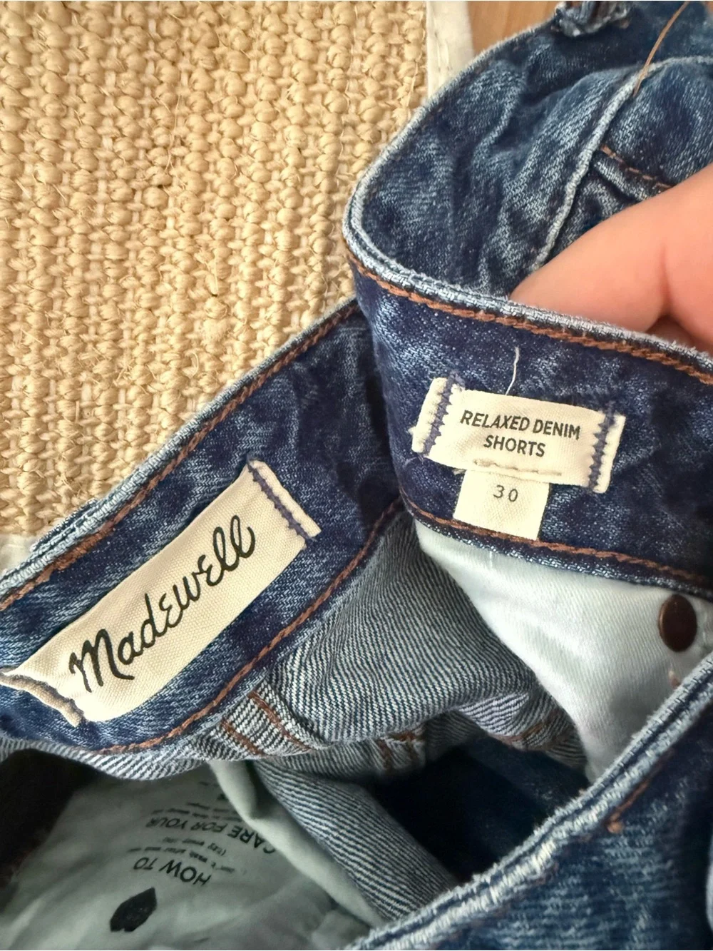 Madewell denim shorts